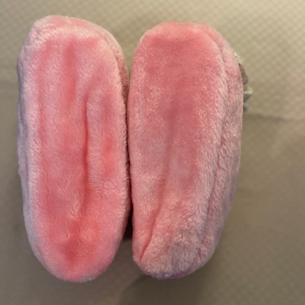 Cabbage Patch Kids vintage kids pink slippers blonde doll Size 2-3. - Picture 3 of 10